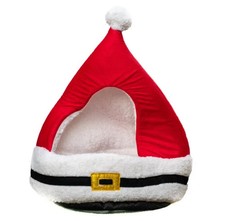 Cat Dog Bed Christmas Santa