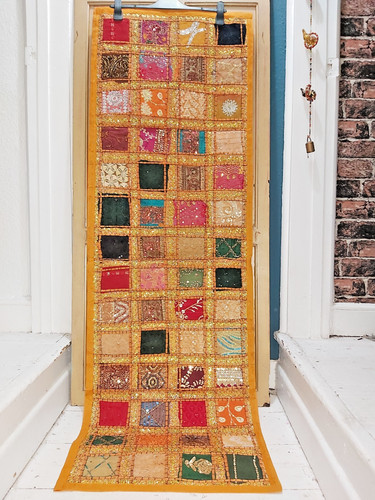 Handmade patchwork sari - patchwork,