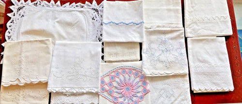 Stunning antique vtg white - 13, antique/vtg