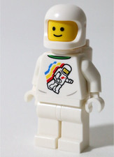 New LEGO Spaceman Minifigure White Classic Astronaut - All Parts LEGO