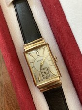 Vintage Jaeger LeCoultre Ladies Watch. 14k Gold Case + Box. Fully Working.