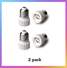 2x Edison Screw ES E27 To GU10