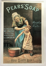 Advertising Postcard - PEARS