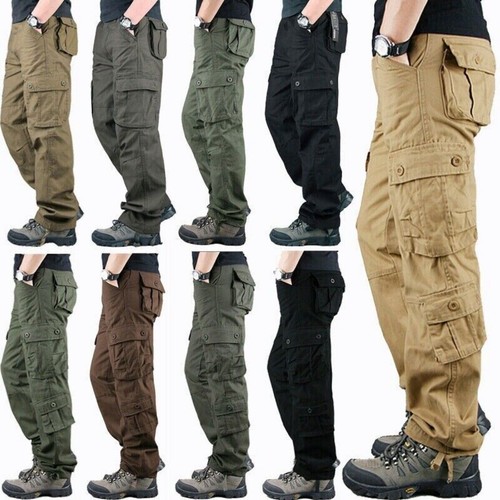 Mens cargo trousers 100 - uk,
