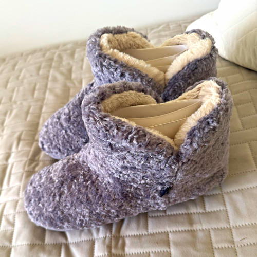 Joules cabin luxe grey faux - joules,
