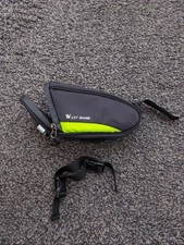 WEST BIKING Portable Bike Bicycle Seat Saddle Bag Rear Tail Pouch Bag 1.2L New