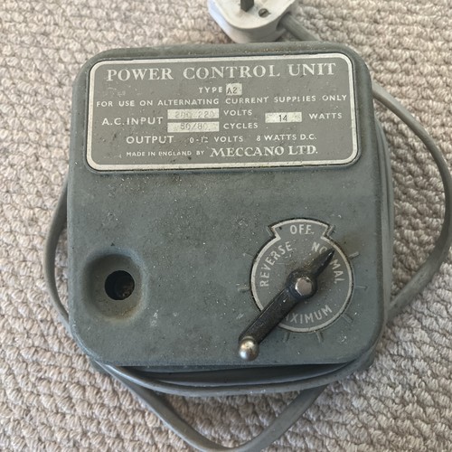 Vintage meccano power control - power,
