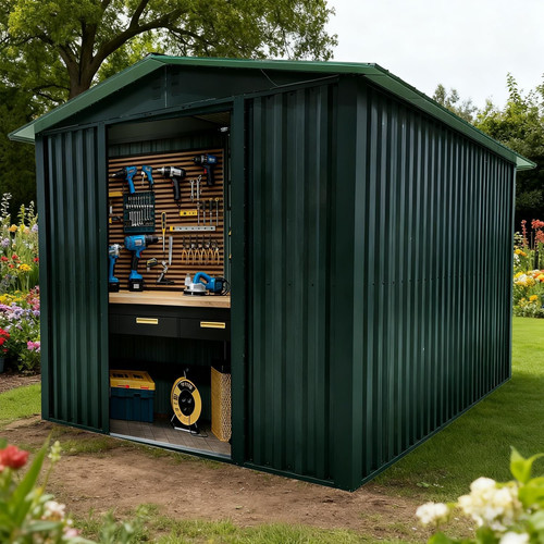Metal garden shed - metal,