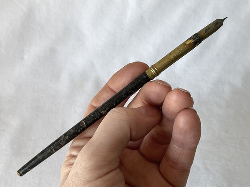 Vintage dip pen eagle - pen,