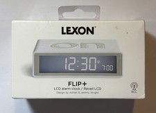 Lexon Flip + Plus Alarm Clock