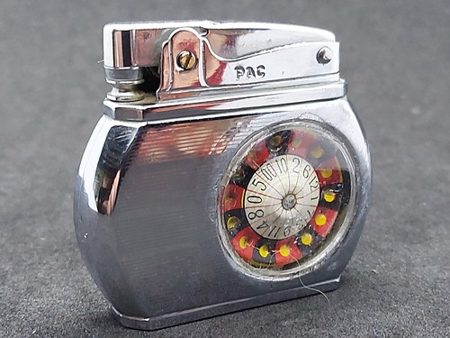 Vintage pac roulette wheel - pac,