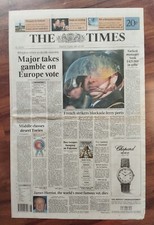 Newspapers Jan - June 1995 30th Birthday Present