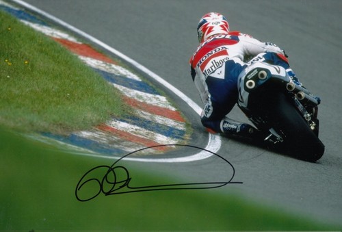 Mick doohan hand - signed, 12x8