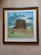 Framed etching "Martello Tower