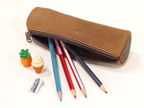 Canvas and leather pencil - canvas,