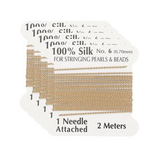 Silk Cord Thread, 5 Pcs Pure