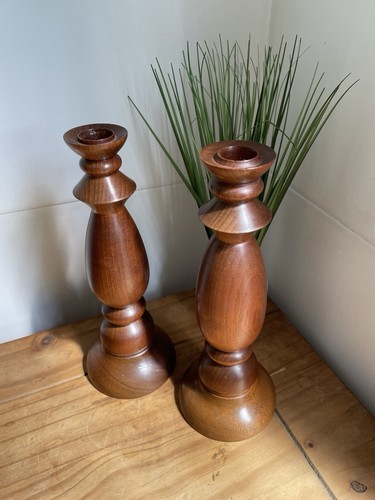 Vintage turned wooden - turned,