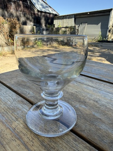 Antique georgian glass rummer - georgian,