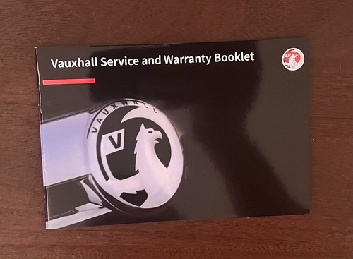 Vauxhall service book - vauxhall, stamped