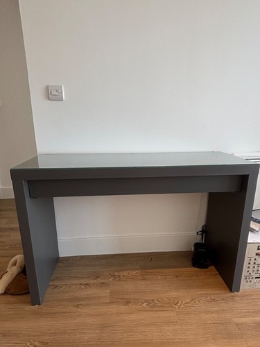 Ikea malm dressing table - table, dark