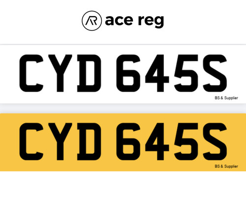 Personalised number plate - number,