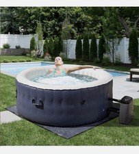 Seperat External Air Pump, Plug Adapter, 108 Bubble for Portable Round Up Spa