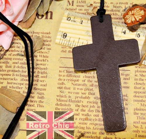 Large wooden crucifix cross - large,