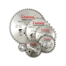 Spartacus TCT Circular Wood Saw Blades 85mm to 350mm Bosch Makita Dewalt Festool