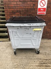 Wheelie Bin 1100 Litre Secondhand Metal Bins Straight from Trade Contract