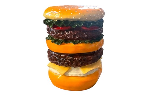Ceramic burger stool - ceramic,