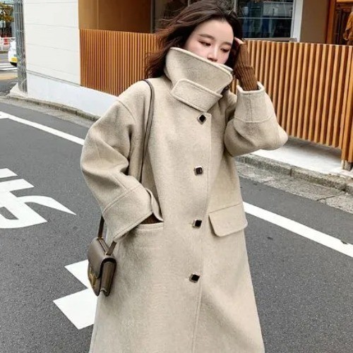 Women woolen trench - women’s, coat