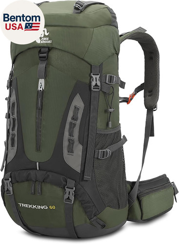 60l hiking camping backpack - 60l,