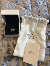 FOSSIL EARRINGS WORN ONCE EXCELLENT CONDITION 