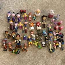 Assorted figures bundle Ben & Holly Peppa Jake Pirates Dino Andy M&M and more 