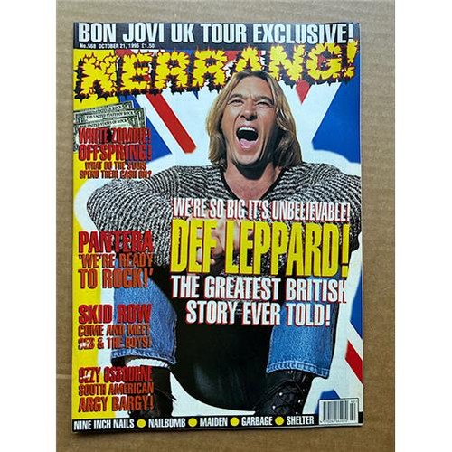 Def leppard kerrang 568 - def, no.568