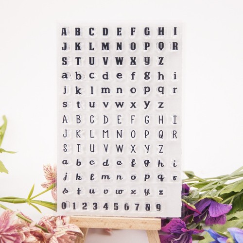 Letters and numbe - letters, stamp