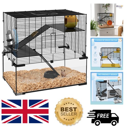 Spacious tier hamster home - 3-tier,