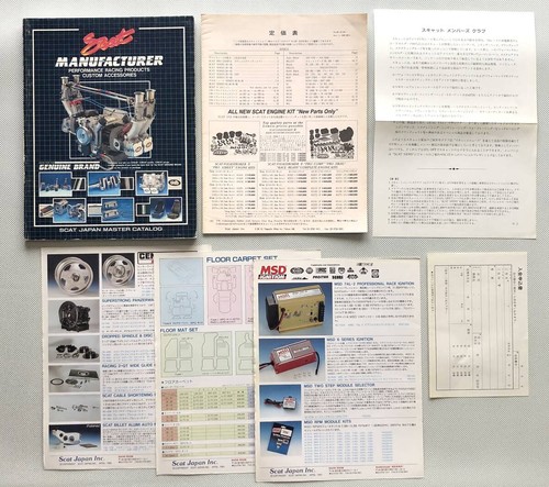 0819 scat parts catalog set - 0819,