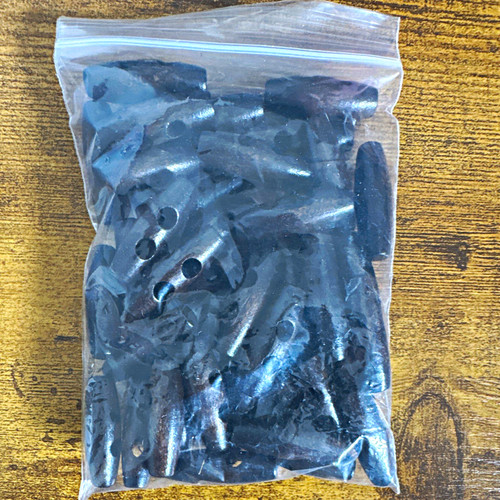 Dark wood sewing toggle - sewing,