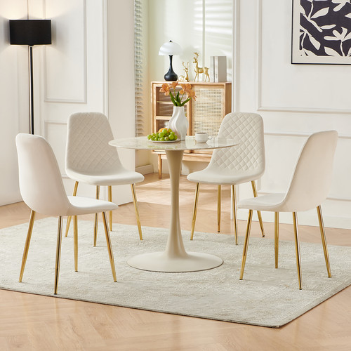 Dining chairs velvet pu - 2/4/6,