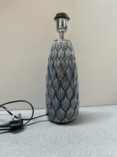 Modern Blue Leaf Ceramic High gloss Table Lamp base