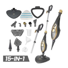 SUPERLEX 1500W Upright & Handheld Steam Mop Cleaner 15-in-1 Floor Window Steamer