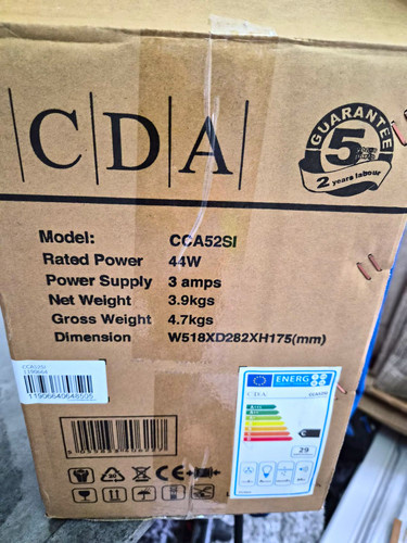 Cda cca52si 50cm canopy - cca52si,
