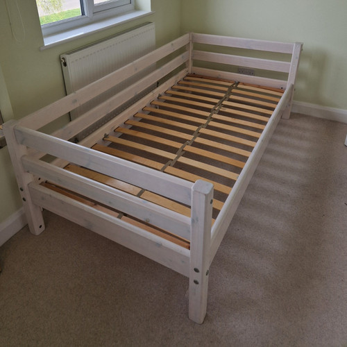 Flexa children wood - wood, bed