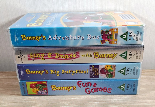 Barney vhs bundle rating - vhs, x4.