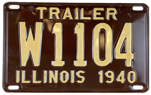 Vintage illinois 1940 trailer - illinois,