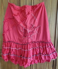 Joe Browns Red Frill Ra-Ra Butterfly Skirt - Size 14 - NWOT
