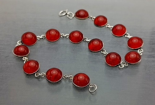 Vintage sterling silver amber - vintage,