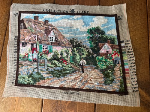 Completed tapestry canvas - canvas, of