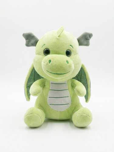 Cute green dragon plush - cute,